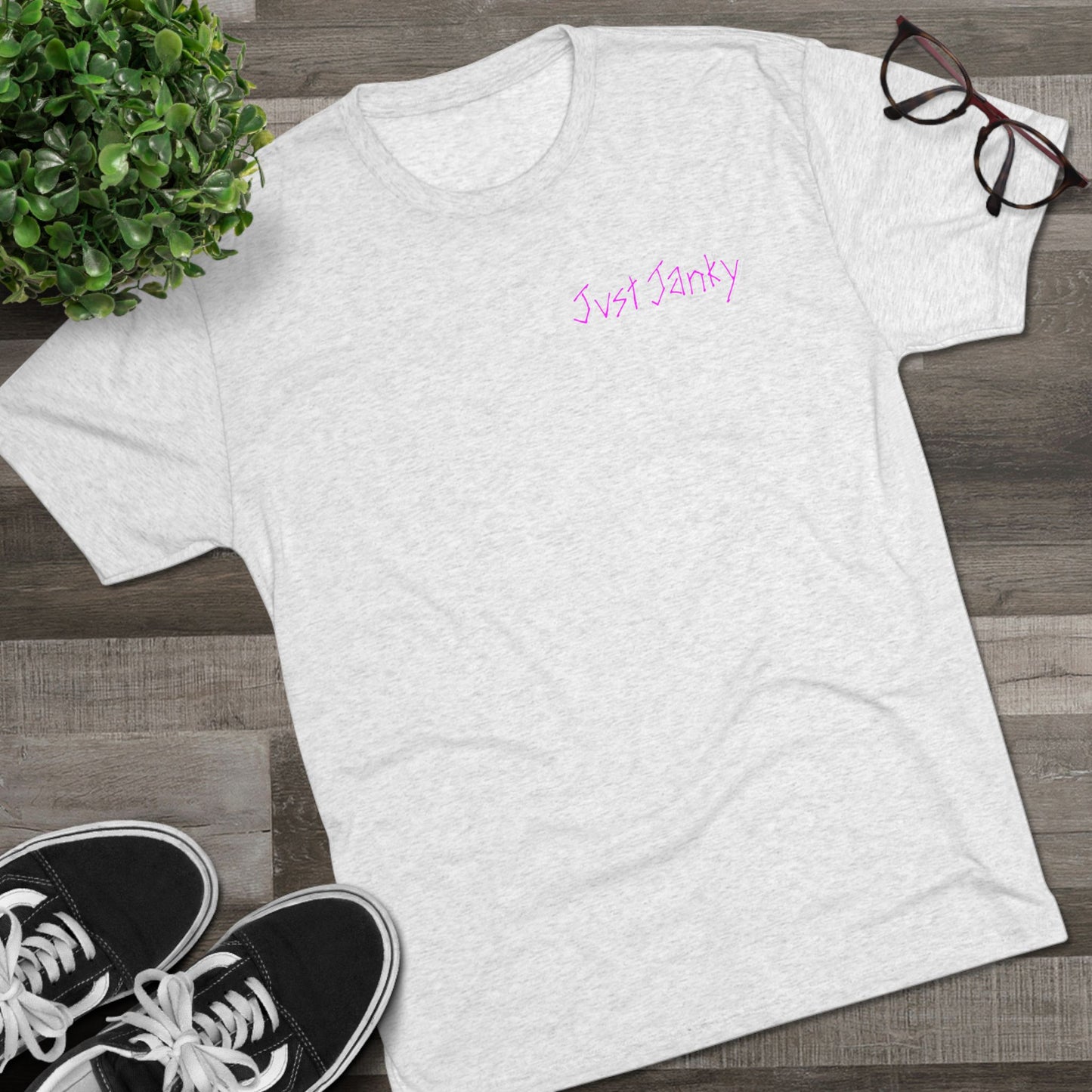 Just Janky Trippie Pink Logo Tee