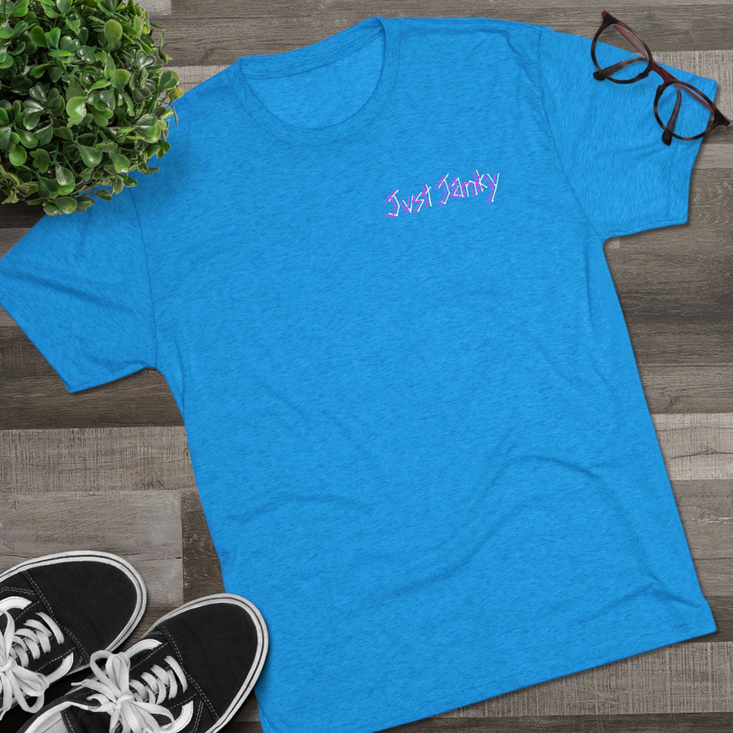Just Janky Trippie Pink Logo Tee